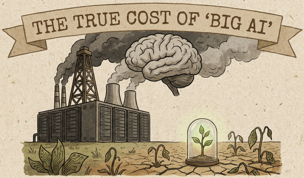 Big AI is not Sustainable AI